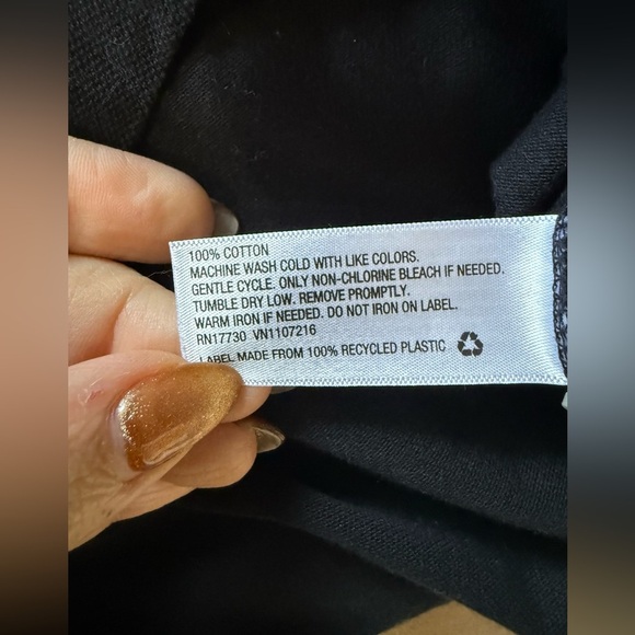 Merona Black Ultimate Polo Men’s Size Medium 100% Cotton Preppy - Picture 5 of 6